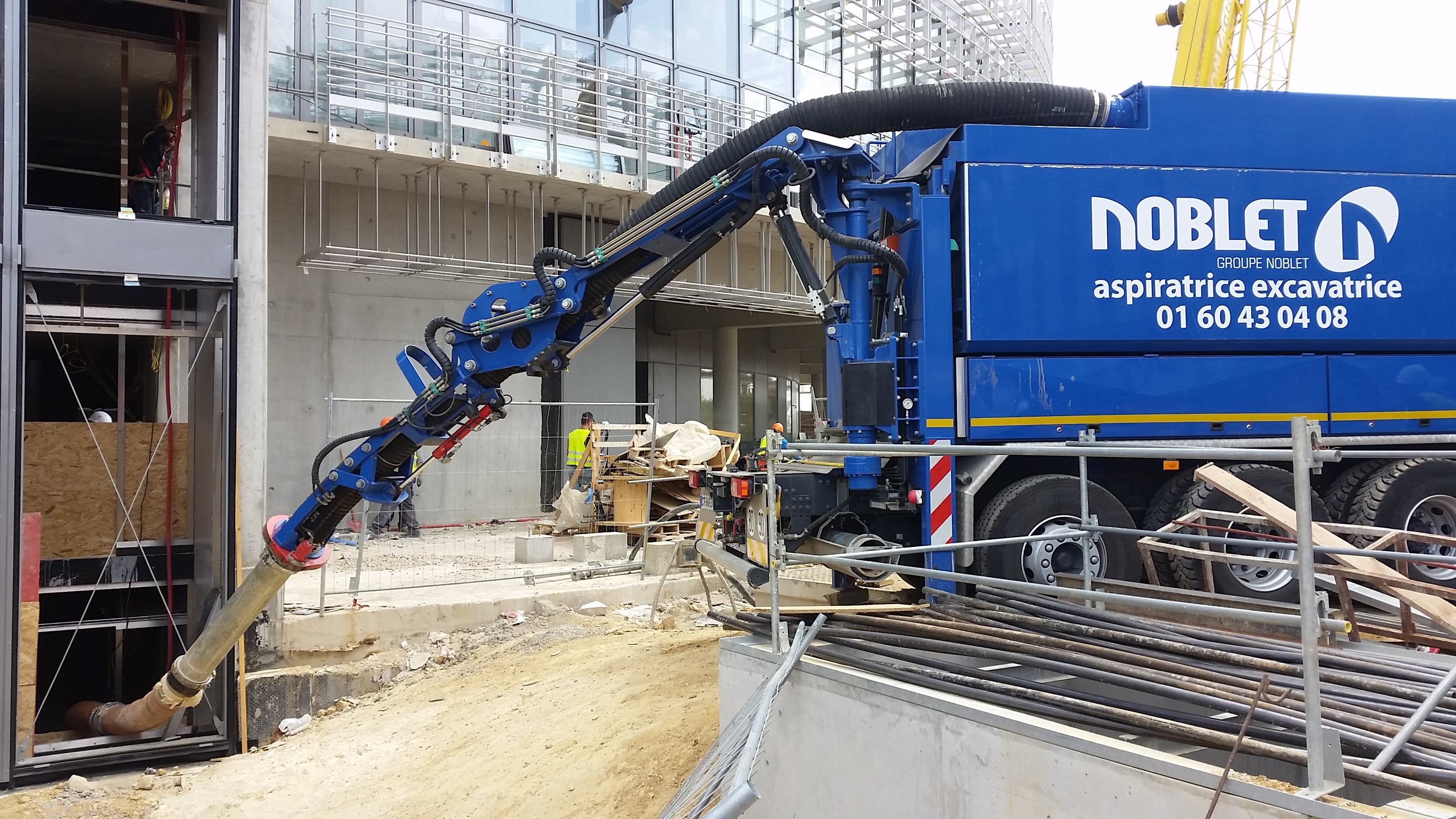 Location Aspiratrice Excavatrice avec chauffeur Groupe Noblet