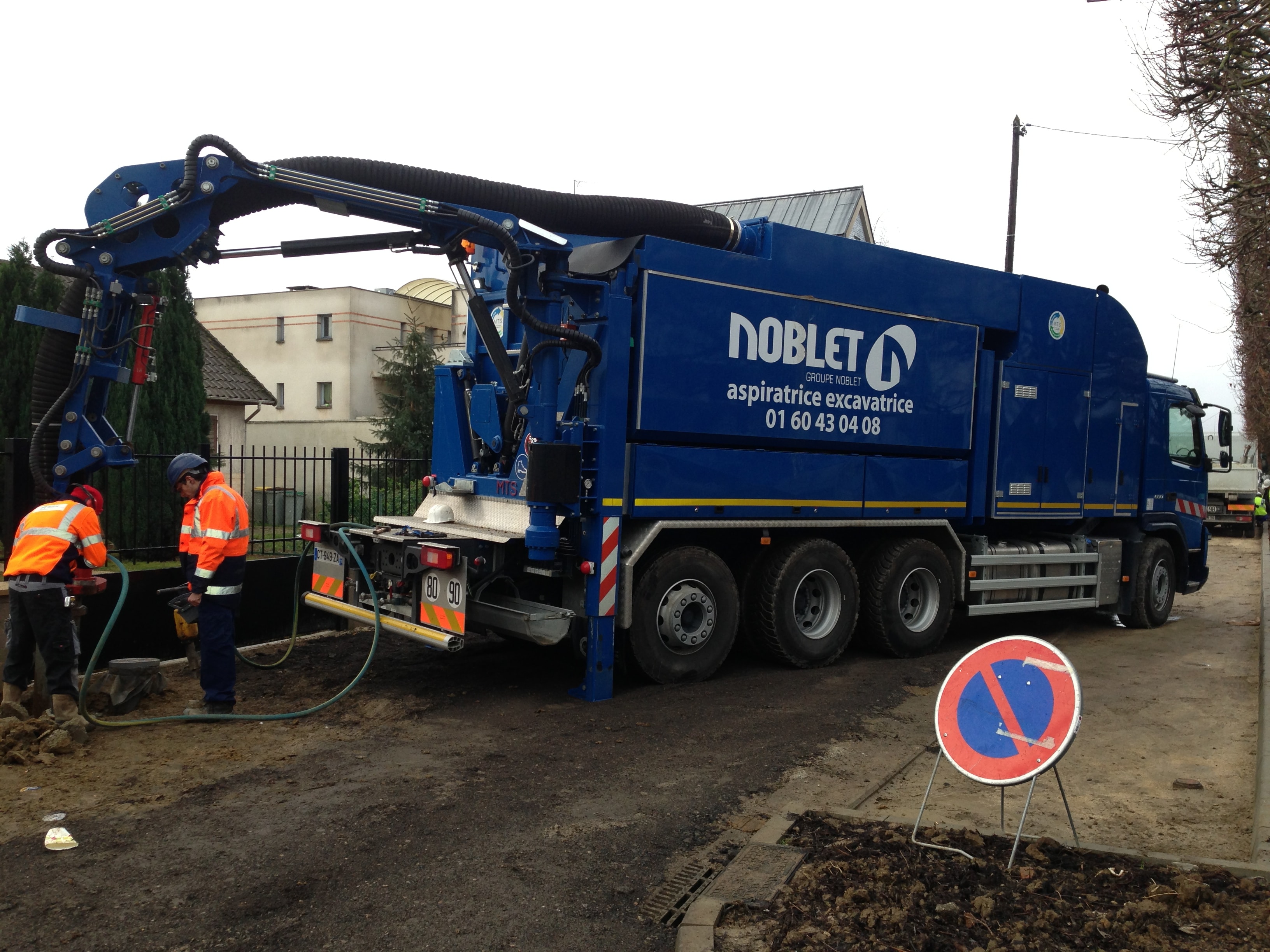 Location Aspiratrice Excavatrice avec chauffeur Groupe Noblet